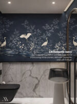 chinoiserie navy
