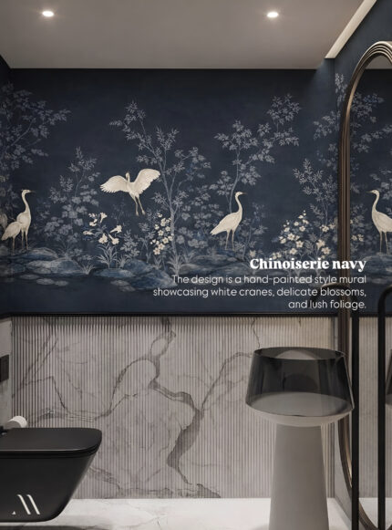 chinoiserie navy