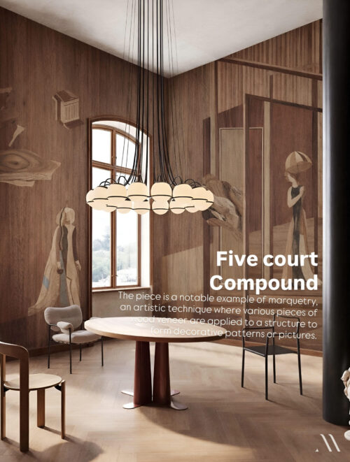 five court compound